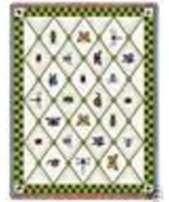 72x54 LADYBUG Dragonfly Butterfly Insect Afghan Throw Blanket - $86.06 CAD