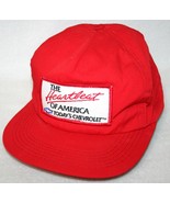 Vtg THE HEARTBEAT OF AMERICA TODAY&#39;S CHEVROLET Patch Snapback Hat/Cap US... - $55.56 CAD