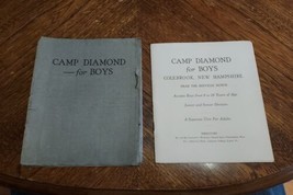 Rare 1927 CAMP DIAMOND Pond FOR BOYS Booklet Photos COLEBROOK NH STEWART... - £73.31 GBP