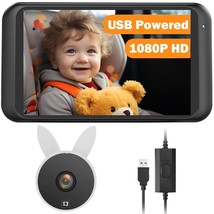 New BABYVUE US-BV2 White USB Baby Car Camera  4.5&quot; Screen - $19.99