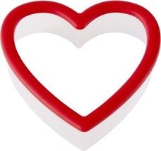 Red Heart Comfort Grip Cookie Cutter Plastic Wilton - £3.02 GBP