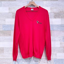 Atlanta Falcons Vintage 90s V Neck Sweater Red NFL Football Lightweight ... - £63.93 GBP