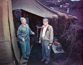 USMC Generals Holland Smith and Harry Schmidt at Iwo Jima WWII Photo Print - £7.04 GBP+