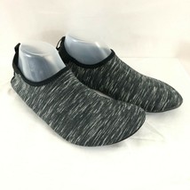 Mens Water Shoes Slip On Fabric Lightweight Gray Size 42/43 US 9/10 - £11.39 GBP