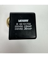 Vickers Solenoid Valve Coil 02-101733 220V50 .22AMP 240V60 .20AMP - $49.49