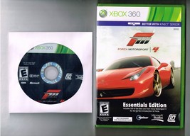 Forza Motorsport 4 Essentials Edition Xbox 360 video Game Disc and Case - $19.40