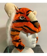 Boys Girls PLUSH FAUX FUR ANIMAL HAT Fleece Lined TIGER Stuffed Head - €14,49 EUR