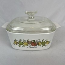 Vintage Corning Ware Spice of Life L&#39;Echalote 1 1/2L- A 1-1/2-B w/Lid - £11.04 GBP