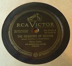 Perry Como 10&quot; 78 rpm - Meadows of Heaven / A Dreamer&#39;s Holiday - £10.97 GBP