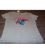 VINTAGE STYLE WOMEN&#39;S TEEN DC COMICS SUPERMAN T-shirt MEDIUM NEW w/ TAG - $27.08 CAD