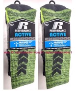 6Pairs Russell® Performance Active DRI-POWER 360 Boys Crew Socks M Shoe ... - $27.77 CAD