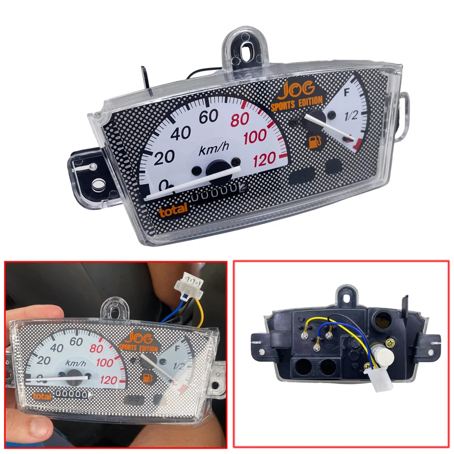 1PC Motorcycle Instrument Speedometer Assembly 120S Scooter Odometer Oil Gauge - £11.19 GBP
