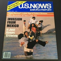 VTG U.S. News &amp; World Report March 7 1983 - Oil Price War / Invasion From Mexico - £11.09 GBP