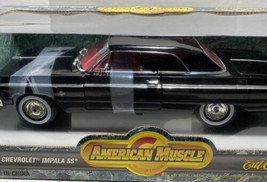 1964 Chevrolet Impala SS Hardtop Black ERTL American Muscle 1:18 - £94.95 GBP