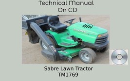 John Deere Sabre Lawn Tractor Technical Manual  See Description For Model TM1769 - $18.95