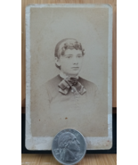 Victorian Woman Antique CDV Photo, Jan 18th 1885, Milliken&#39;s Photo Galle... - €8,57 EUR