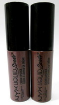 NYX Liquid Suede Cream Lipstick Mini Brooklyn Thorn &amp; Downtown Beauty UN... - £3.97 GBP