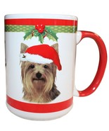 Yorkie Christmas Coffee Mug 15 oz E&amp;S Pets Dog Puppy Tea Cup Holiday Gift - $19.78