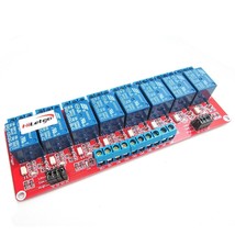HiLetgo 12V 8 Channel Relay Module with OPTO-Isolated High and Low Level... - $22.99