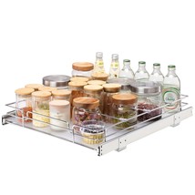 VEVOR 14&quot;W x 21&quot;D Pull Out Cabinet Organizer, Heavy Duty Slide Out Pantry Shelve - $45.99