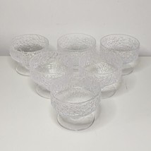 Whitefriars Glacier Sundae Glasses, Flint, Set of 6, M146, Vintage 1970s - £32.54 GBP