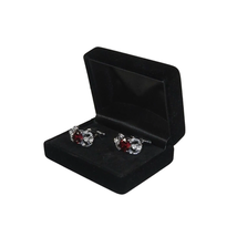 Men J.Valintin Cufflinks by Vitorofolo for French Cuff Shirt V39-48 Wine Silver image 4