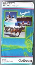 Quebec Official Road Map 1987 - £4.55 GBP