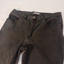 Riders by Lee Classic Fit Straight Leg Womens Denim Black Jeans Size 16M (34×26) image 9