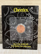 2000 Cheerios Lincoln Penny Cent with COA ~ Vintage Y2K - £21.15 GBP