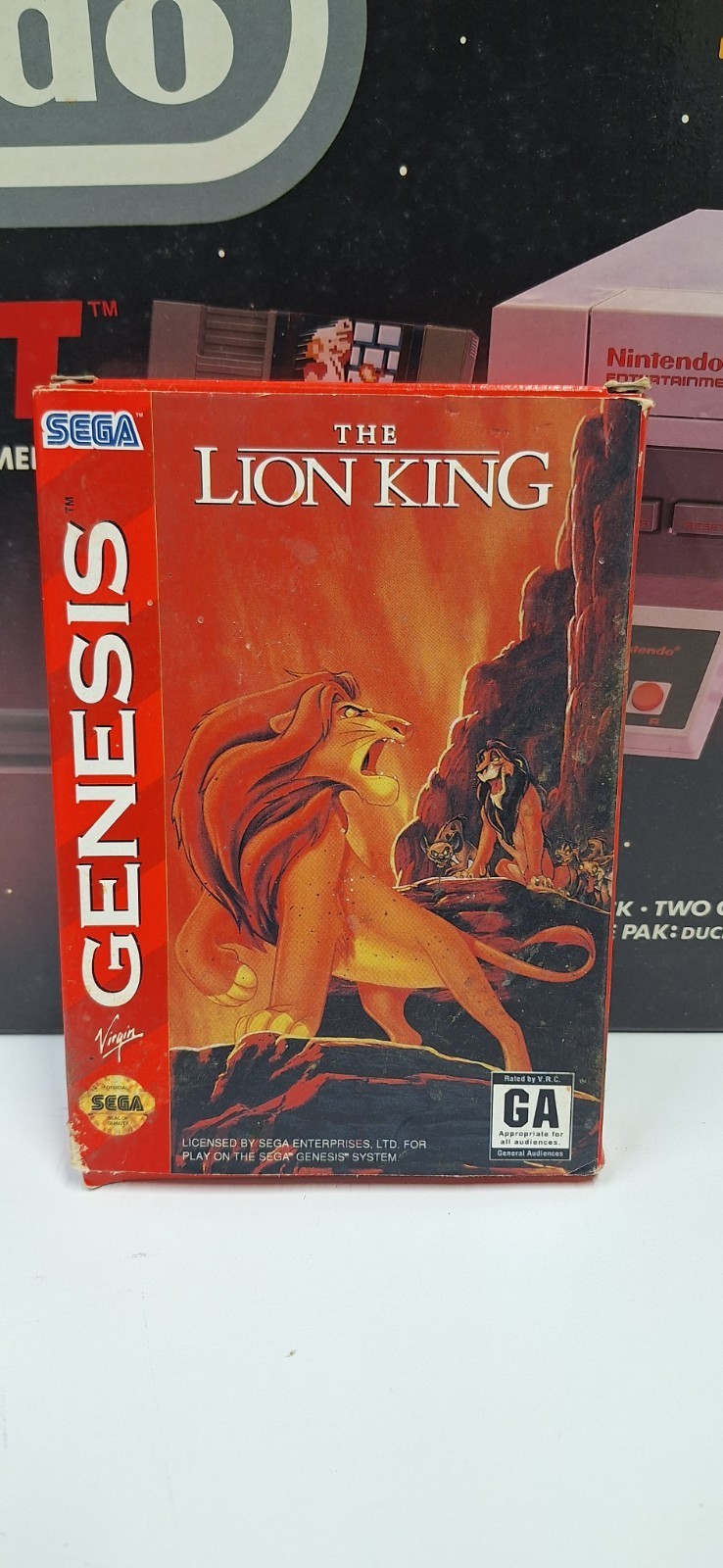 Vintage The Lion King Sega Genesis Authentic Untested Game  Item image 2