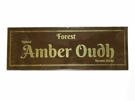 Forest Amber Oud Natural Incense 10 Sticks Oudh Aloewood Aromatic Fragrant - £12.39 GBP