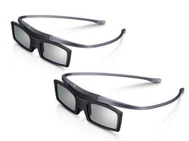 New Genuine 2 X Samsung SSG-5100GB Active 3D Glasses Battery Operated 2013 Model - £26.32 GBP