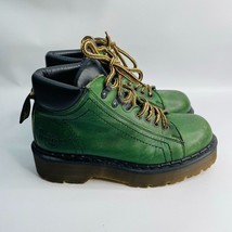 Doc  Martens 8316 90s Boots Size 7 Vintage Green Leather Ankle Boots RARE - $296.99
