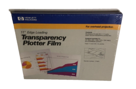 $10 HP Transparency Plotter Film Overhead Projection 11&quot; Edge Loading 17... - £8.50 GBP
