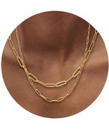 Paperclip Chain Link Necklace - £21.54 GBP