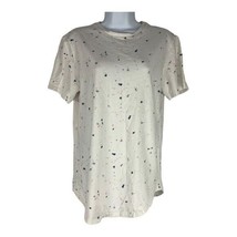 Pacsun Women&#39;s Short Sleeved Scalloped Fit Crew Neck T-Shirt Size Small - £14.70 GBP