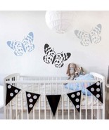 Blue Day Butterfly Wall Art Stencil - Size: Medium - Easy To Use For DIY... - $28.81 CAD