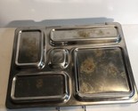 PLANETBOX Rover Stainless Steel Metal 5 Compartments Bento LUNCH BOX Pla... - $13.98