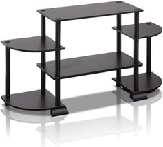 Turn-N-Tube Tv Entertainment Center In Espresso/Black From Furinno. - £41.52 GBP