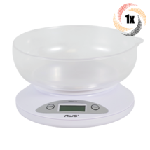 1x Scale AWS 2K White Digital Bowl Kitchen Scale | Auto Shutoff | 2000G - $41.93