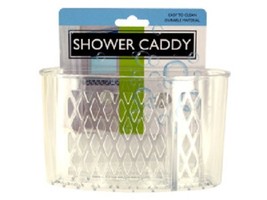 Transparent Shower Caddy with Suction Cups - $8.20