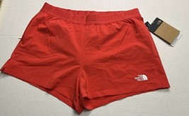 The North Face Womens Red Shorts Logo Band Size Medium Nwt - £25.46 GBP