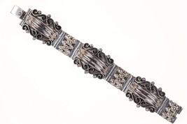 Vintage Mexican Sterling link bracelet - $148.50