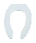 Elongated Open Front Toilet Seat in White - $54.86
