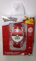 Pokémon Watch Pokeball Digital Wristwatch Light Up Gift Kids Children’s - £8.96 GBP
