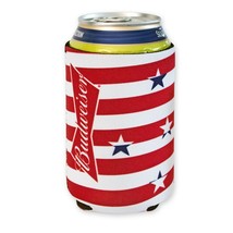 Budweiser Stars And Stripes Can Cooler White - $4.99