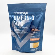 Omega 3 Fish Oil, 2400mg Omega-3s 60 Single Serve Packets, Citrus Burst ... - £27.51 GBP