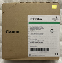 Canon PFI-306G Green Ink 6664B001 For iPF8300 8400 9400 OEM Factory Sealed Box - £47.12 GBP