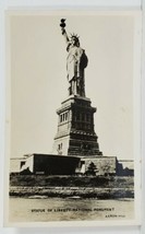 Rppc Statue of Liberty Monument Aaron Hill Real Photo Postcard N20 - £4.54 GBP