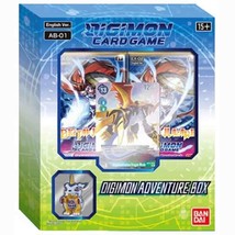 DIGIMON CARD GAME: ADVENTURE BOX WITH RANDOM FIGURE (AB-01) - £25.39 GBP